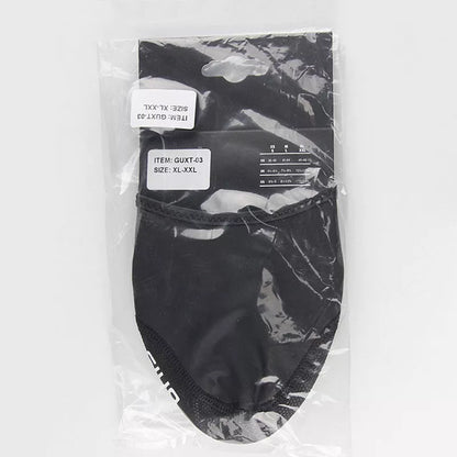 Windproof and warm self-locking riding shoe tip cover for mountain and road bikes