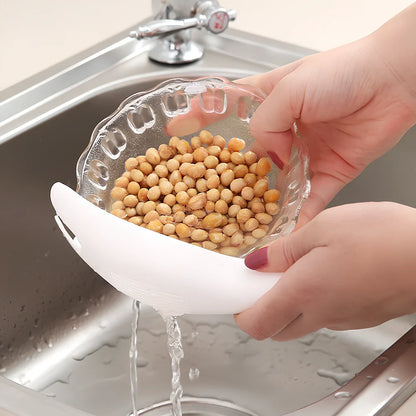 Vanzlife 19.8cm rice washing spoon with PP construction for kitchen grain preparation