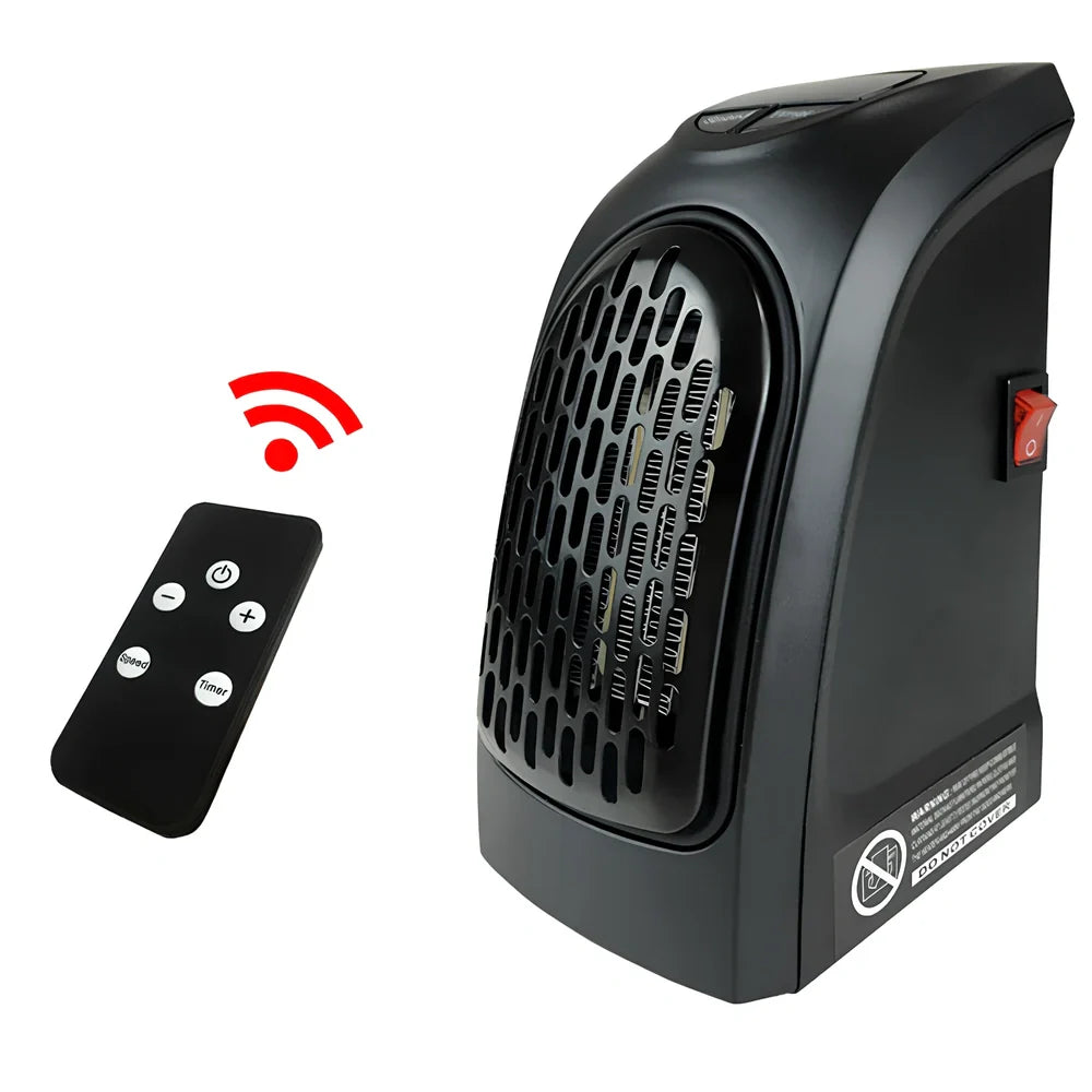Flame Heater mini household heater with flame retardant ABS construction and 500W heating capacity