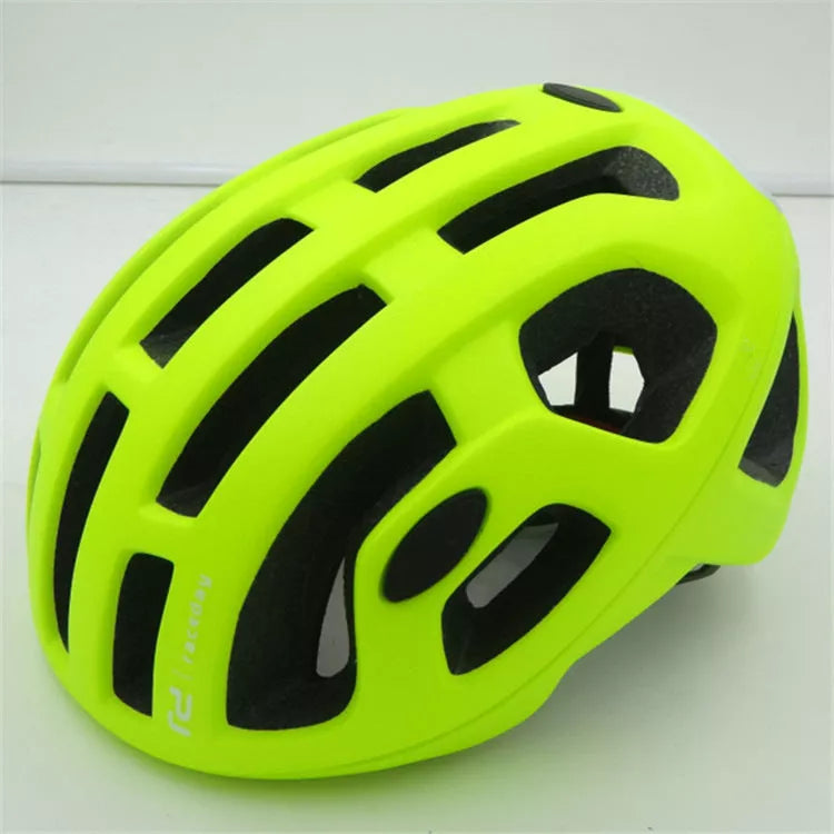 Adult bicycle helmet in vibrant colors with PC+EPS construction for safety and style