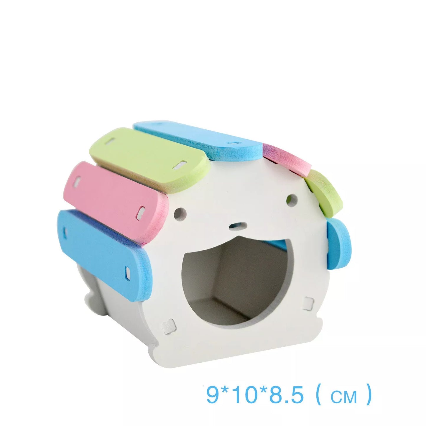 Colorful PVC hamster nest playhouse with ladder for pet exercise and fun