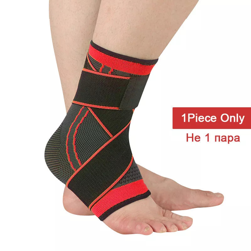 Compression ankle sheath in various colors for enhanced ankle support and mobility