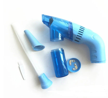 Portable Vacuum Cleaner with Flexible Suction Tubes and Compact Design for Versatile Cleaning