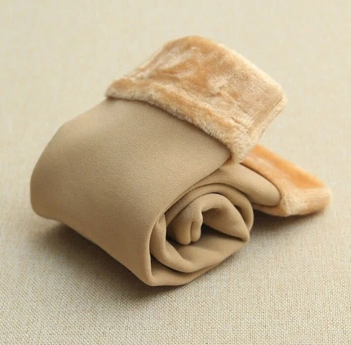Cozy winter tube socks for men and women in black and skin color options