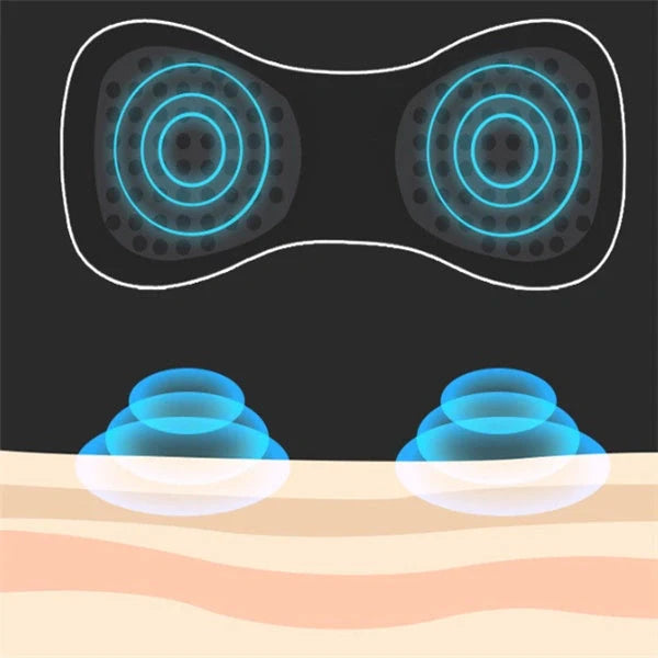 Mini Massager Smart Cervical Spine Massage Sticker with EMS technology for muscle relief