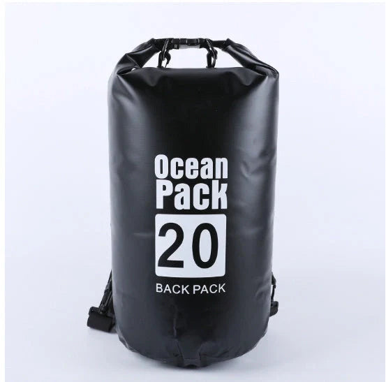 2L waterproof dry bag in various colors for outdoor activities