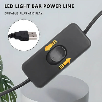 Instant Power Management USB ON/OFF Switch Cable Extension Device (2 pieces) in black and white colors