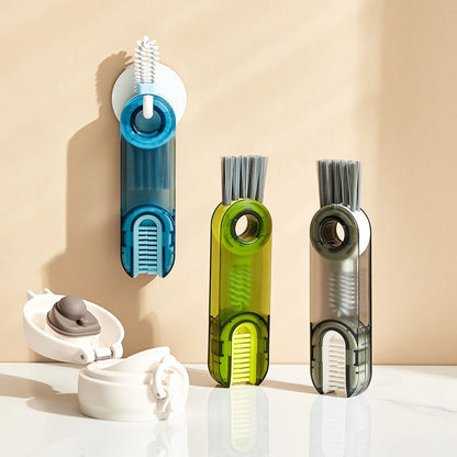 Multi-Functional Cleaning Brush with Unique Spiral Design for Removing Tough Stains and Grime from Bottles, Cups, and Kitchen Gadgets