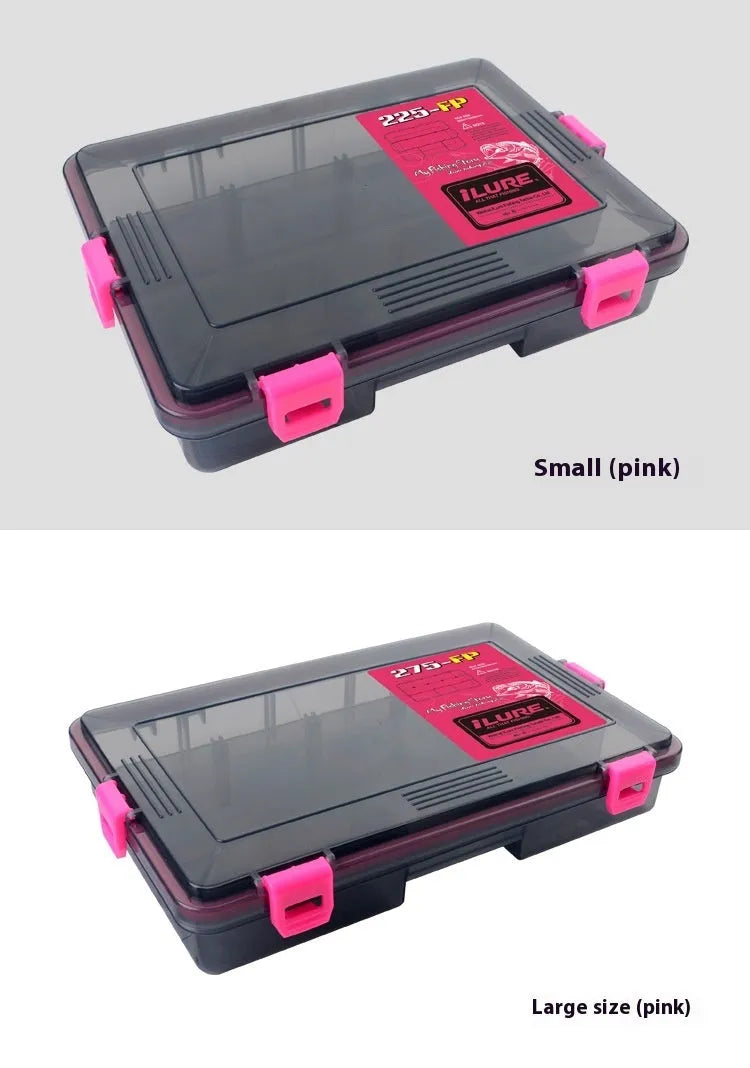 Blue Luya fishing lure storage box with waterproof PP plastic construction