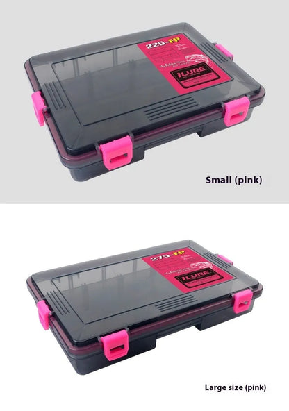 Blue Luya fishing lure storage box with waterproof PP plastic construction