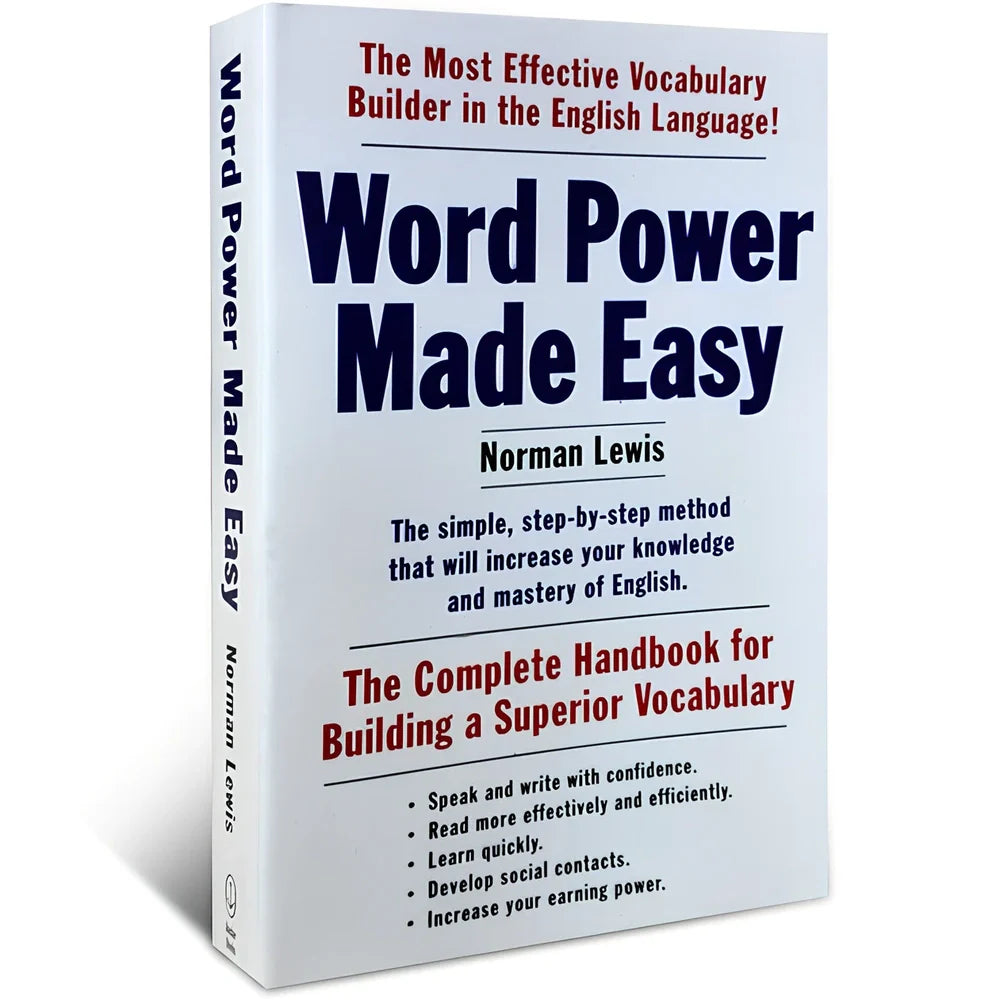 English vocabulary reference book showing 560 pages with thematic content organisation