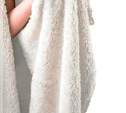 Cozy, soft, and versatile flannel burrito blanket in a unique round shape with a playful, delicious-looking design