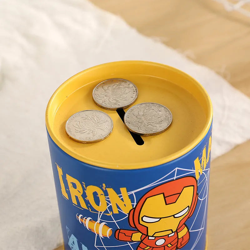 British style creative metal piggy bank for coin saving with 85mm dimensions