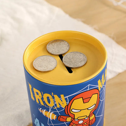 British style creative metal piggy bank for coin saving with 85mm dimensions
