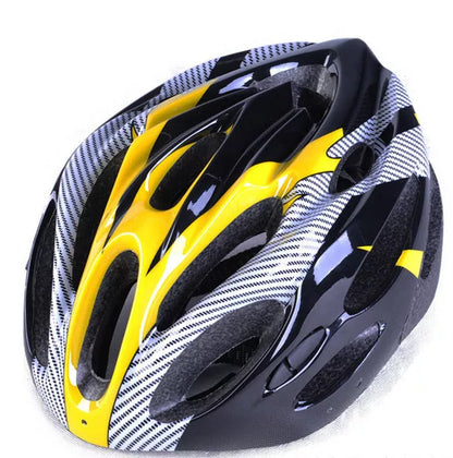 Adjustable mountain bike helmet in six colors with high-density EPS foam for superior protection