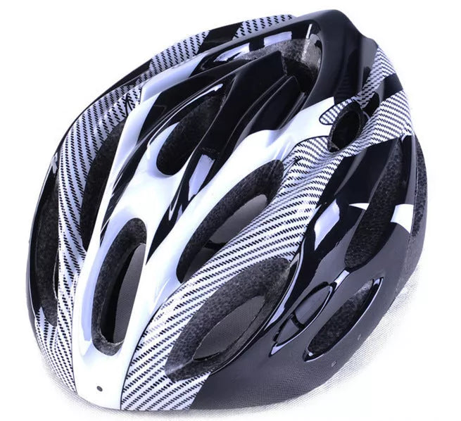 Adjustable mountain bike helmet in six colors with high-density EPS foam for superior protection