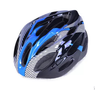 Adjustable mountain bike helmet in six colors with high-density EPS foam for superior protection