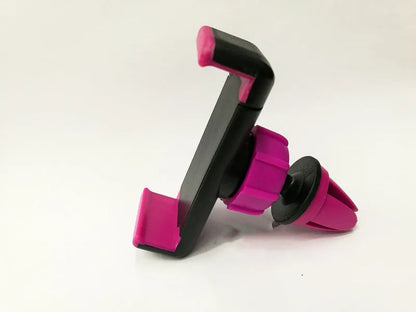 Mini car phone holder in Cross Black with adjustable clamp fitting 55-85mm devices