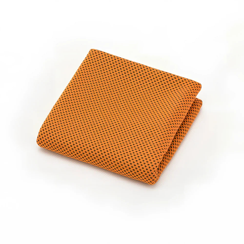 30x100cm sports cooling towel showing gray color with physical evaporation technology for instant cooling