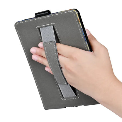 Handheld protective case for 6-inch e-reader in TPU with embossed bracket style, available in colours like black, grey, and designs such as Van Gogh starry sky.