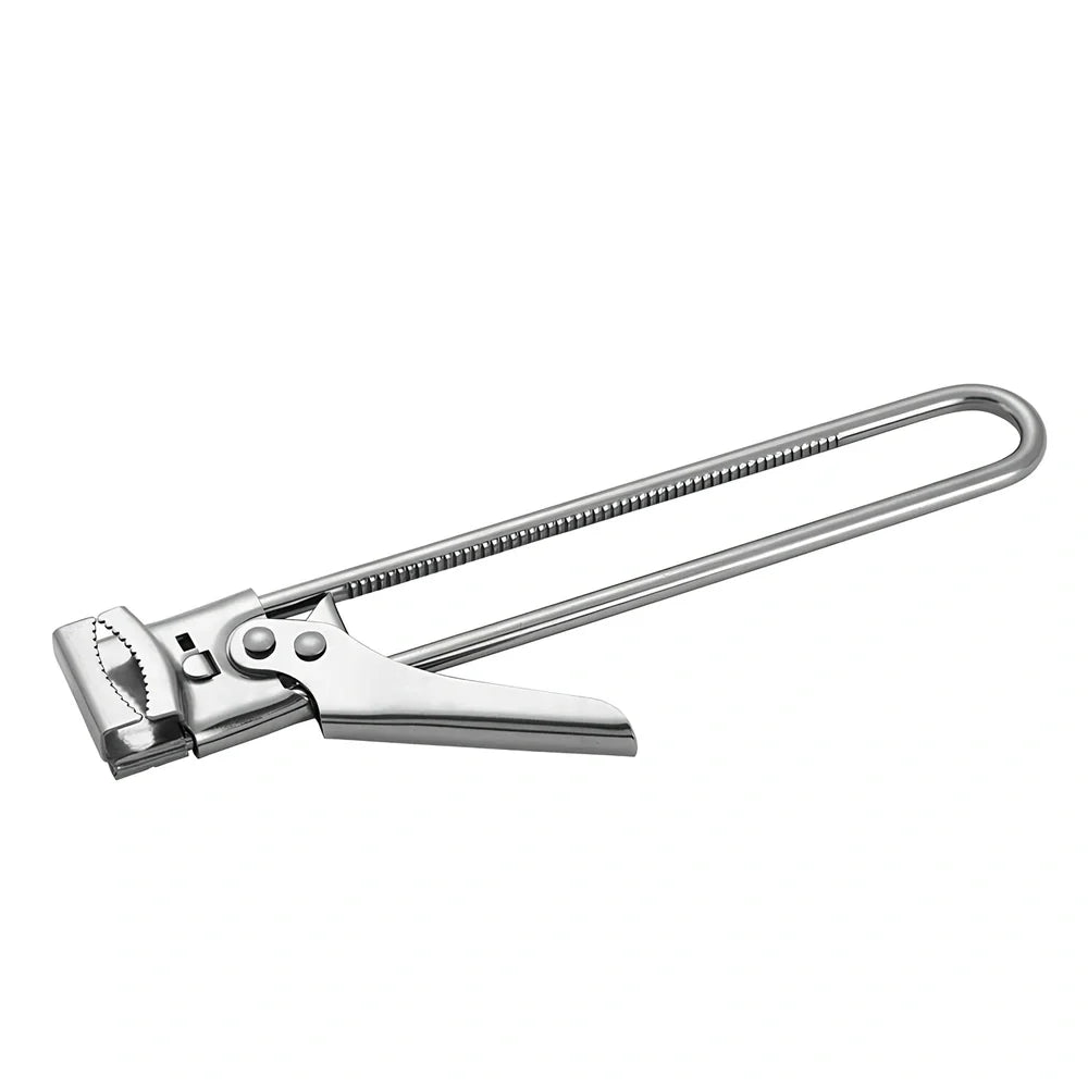Master Opener stainless steel adjustable bottle can opener with 19cm length and non-slip handle
