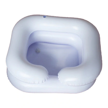 Premium inflatable shampoo basin with high-quality PVC material, suitable for elderly care and home grooming needs