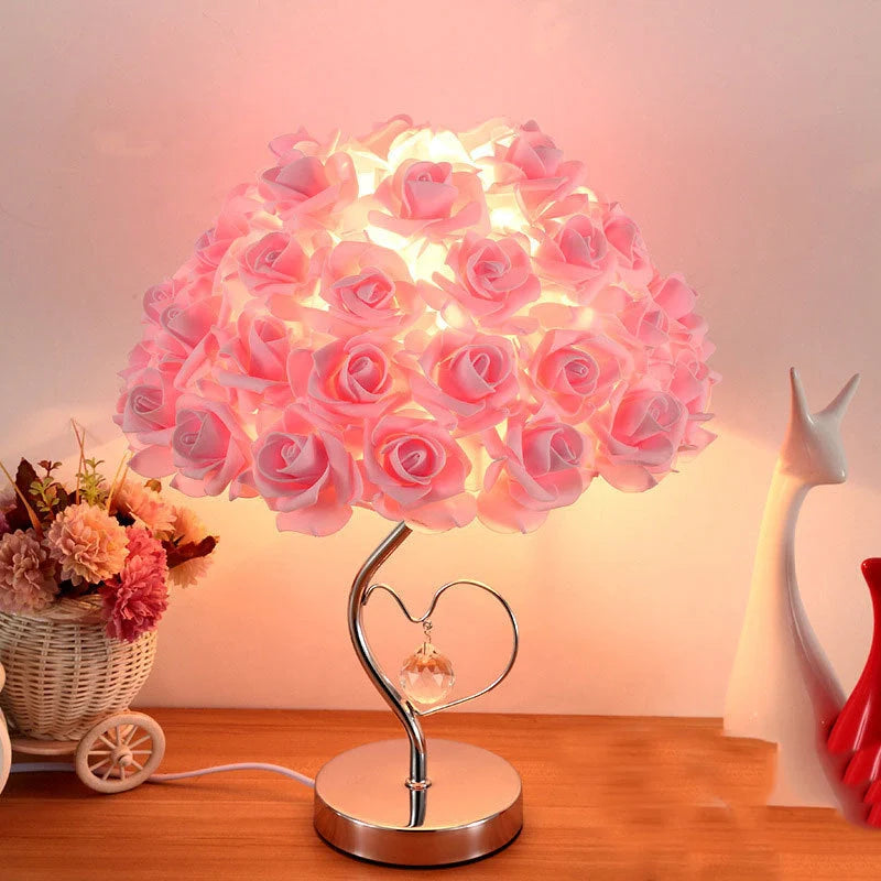 220V Wedding Decoration Lamp with Creative Roses Flower Design for romantic home lighting