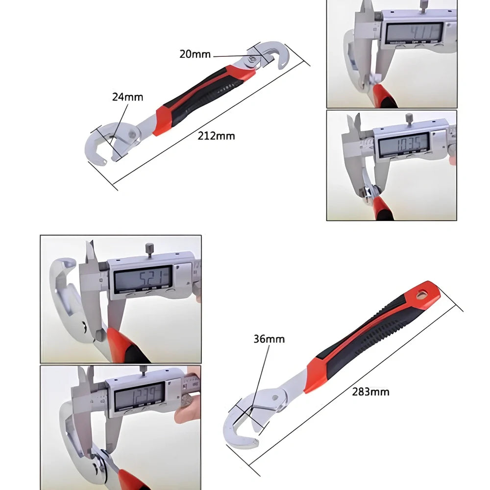 Smartest Snap Grip Set showing 12 components with adhesive bases and adjustable arms for mobile device mounting
