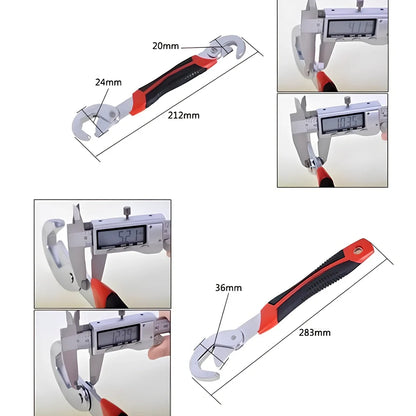 Smartest Snap Grip Set showing 12 components with adhesive bases and adjustable arms for mobile device mounting