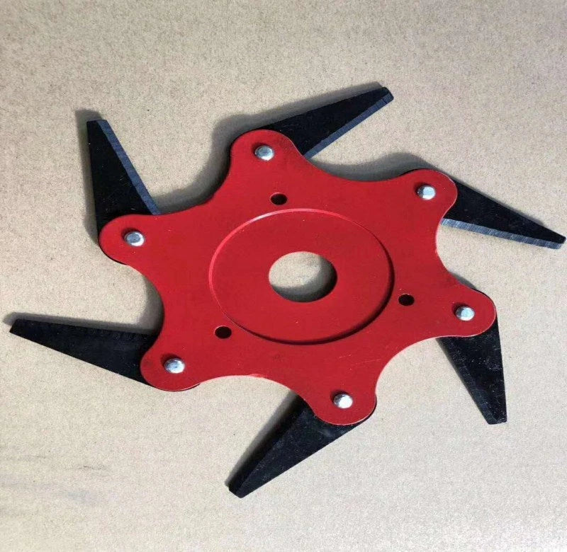 Premium manganese steel mower blade with exceptional flexibility and cutting performance for effortless lawn maintenance