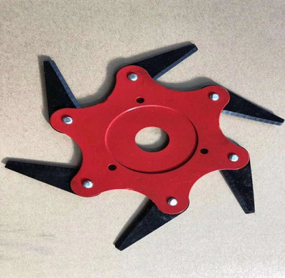 Premium manganese steel mower blade with exceptional flexibility and cutting performance for effortless lawn maintenance