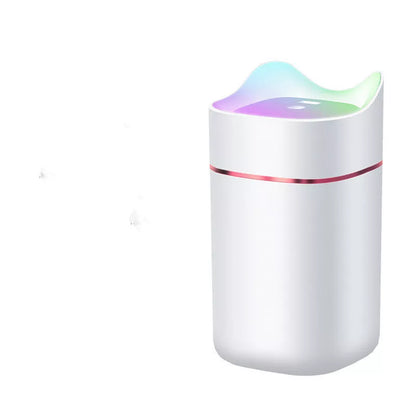 USB Household Desktop Colorful Humidifier with double spout and gradient lights