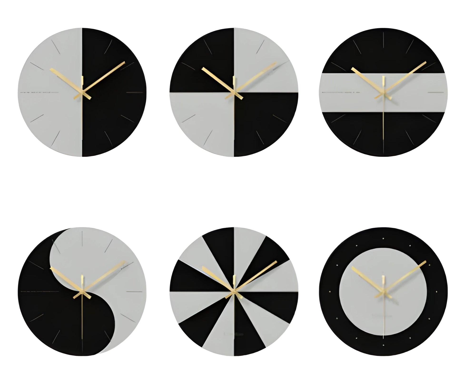 A large, clear tempered glass wall clock with a minimalist transparent face on a light background.