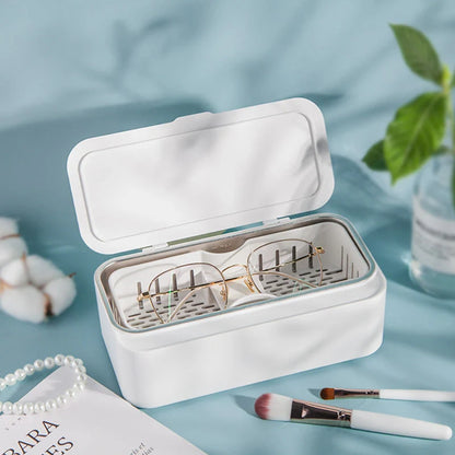 EraClean Ultrasonic Cleaning Machine in Snow Mountain White, Peach Powder, and Lime Green