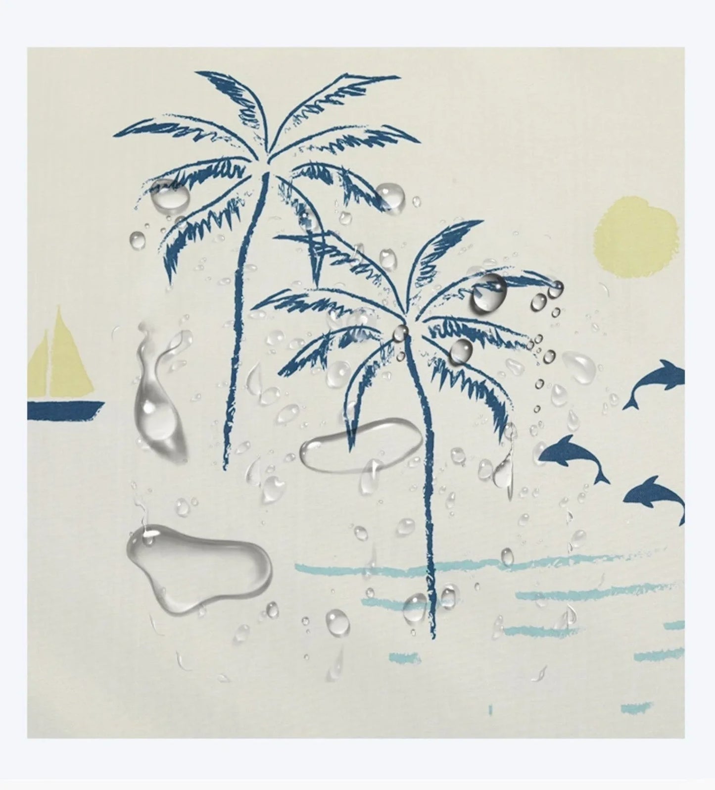 Automatic folding camping tent in blue set up on grass showing 220cm length and 120cm height