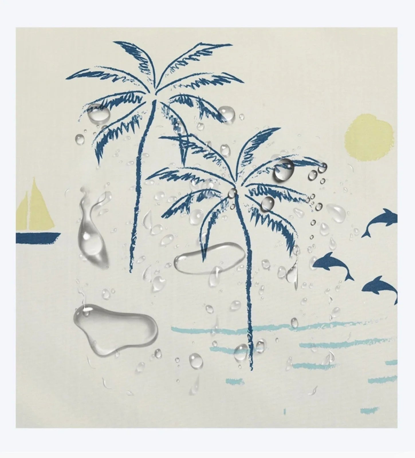 Automatic folding camping tent in blue set up on grass showing 220cm length and 120cm height