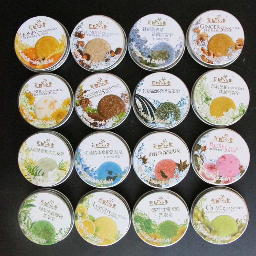 Natural Plant Shampoo with essential oils for healthy hair care