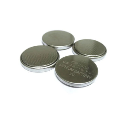 CR2032 CR2025 CR2016 3V alkaline button cell batteries showing 20mm diameter coin cells