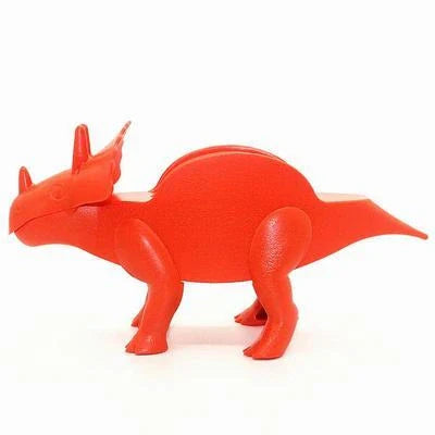 Dinosaur-shaped taco holder in food-grade ABS plastic, available in Army Green, Light Green, and Pink