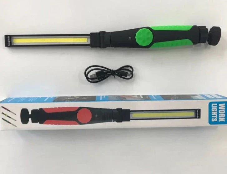 Versatile Magnetic LED Worklight with Adjustable Brightness and Rotatable Light Bar