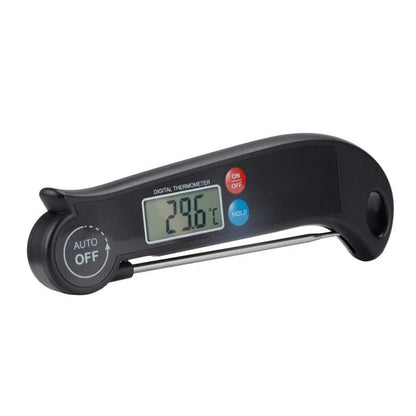 Advanced digital cooking thermometer with fast temperature readout, wide temperature range, and foldable probe design for precise monitoring of meats, grilling, oven, and more