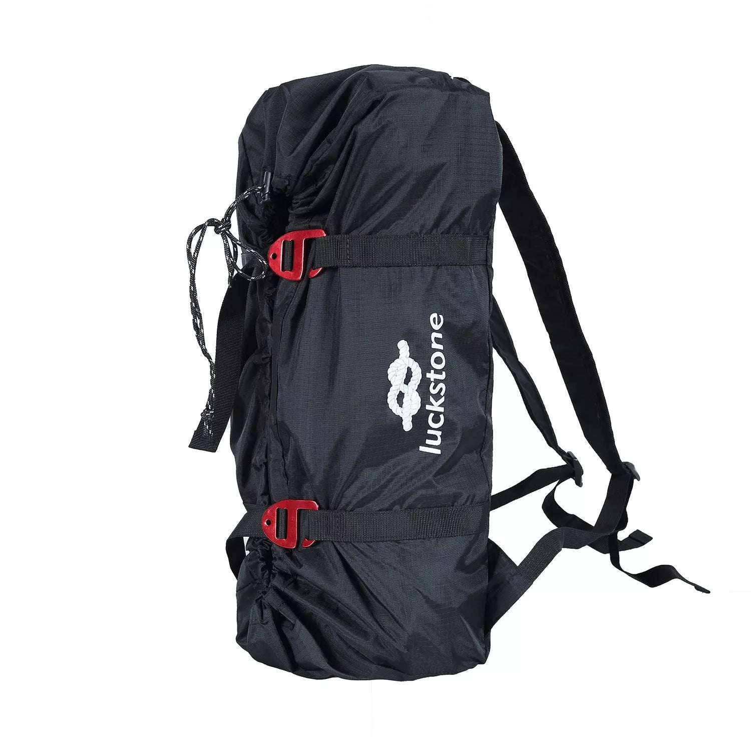 Outdoor climbing double shoulder rope bag in various colors