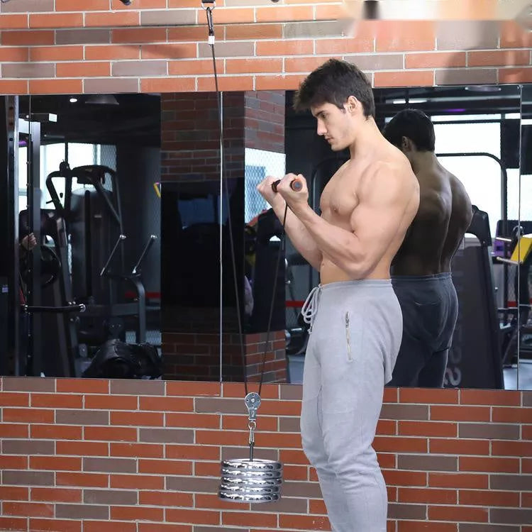 High Pull Jack Bar Tensioner Dumbbell for strength training with durable metal construction