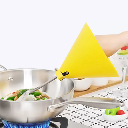 Stir-fried oil splash gloves with metal fittings for kitchen safety