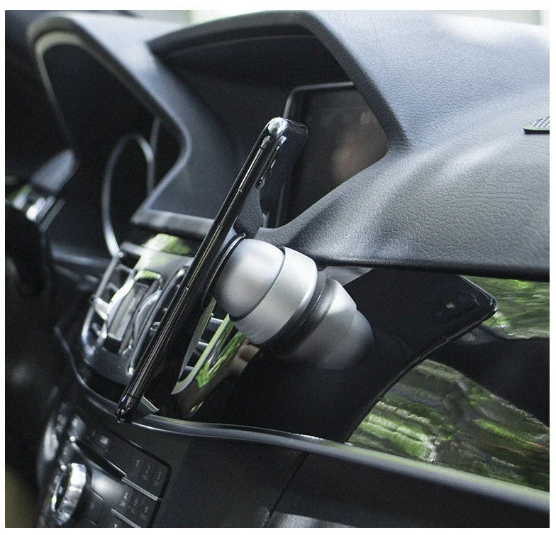 Magnetic car phone holder with premium materials and adjustable design for secure, hands-free driving