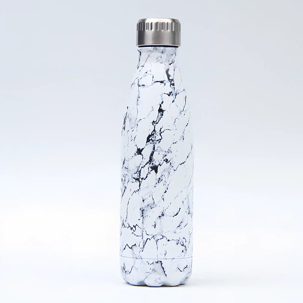 500ml stainless steel sports bottle in various colours with vacuum insulation and secure lid for gym use