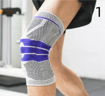 Premium knee brace sleeve made with breathable nylon fabric for sports, running, and fitness activities