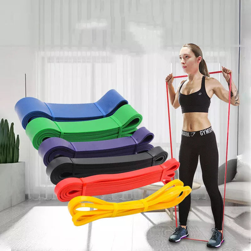 Adjustable Yoga Pull Rope for stretching and pull-up assistance in various colors and resistance levels