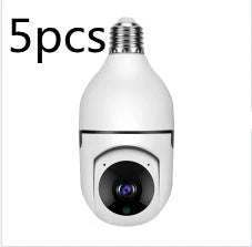 Versatile 1080p Wi-Fi Camera Bulb with 4X Zoom, Automatic Tracking, Colorful Night Vision, and Alexa Integration