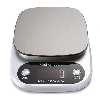 Precision kitchen scale with dual weighing modes for accurate cooking and baking